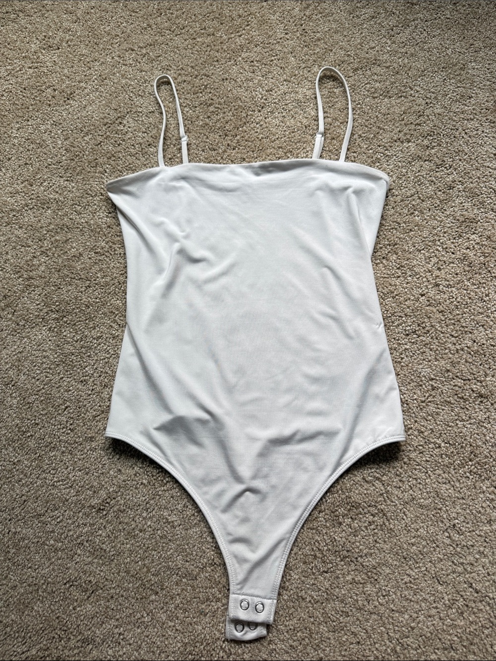 Express Body Contour White Bodysuit Tank Top Size Small